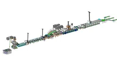 Customized noodle line for client Customized noodle line for client